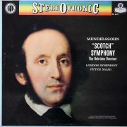 マークのメンデルスゾーン/交響曲第3番「スコットランド」ほか   　英DECCA　3021　LP レコード