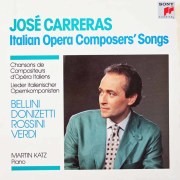 カレーラスのイタリア歌曲集　蘭CBS　3732　LP レコード