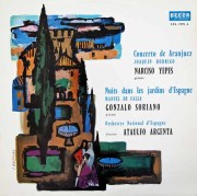 イエペス、アルヘンタのロドリーゴ/アランフェス協奏曲ほか　仏DECCA　3421　LP レコード