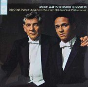 ワッツ、バーンスタインのブラームス/ピアノ協奏曲第2番　英CBS　3894　LPレコード
