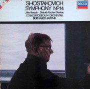 ハイティンクのショスタコーヴィチ/交響曲第14番　蘭DECCA　3826　LP レコード