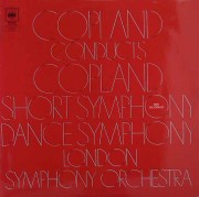 コープランド自作自演集　（短い交響曲と舞踏交響曲）　英CBS　3737　LP レコード