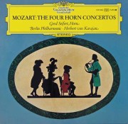 ザイフェルト、カラヤンのモーツァルト/ホルン協奏曲第1～4番　独DGG　3827　LP レコード