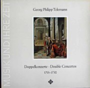 ブリュッヘン、フライシュマン、アーノンクールらのテレマン/協奏曲集　独TELEFUNKEN　3892　LP レコード