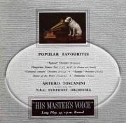 トスカニーニのベートーヴェン/「エグモント」序曲ほか管弦楽名演集　英EMI　3117　LP レコード