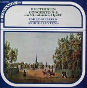 ギレリス、クリュイタンスのベートーヴェン/ピアノ協奏曲第3番　仏EMI　3742　LP レコード