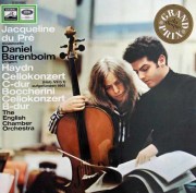 デュ・プレのハイドン、ボッケリーニ/チェロ協奏曲　独EMI　3745　LP レコード
