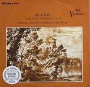 シェリング、モントゥーのブラームス/ヴァイオリン協奏曲　独RCA　3745　LP レコード