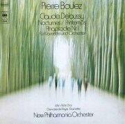ブーレーズのドビュッシー/「夜想曲」ほか　独CBS　3805　LP レコード