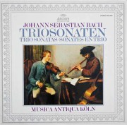 ムジカ・アンティクア・ケルンのバッハ/トリオ・ソナタ集　独ARCHIV　3720　LP レコード