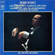 ブーレーズのストラヴィンスキー/「火の鳥」組曲（1910）ほか　独CBS　3720　LP レコード