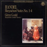 グールドのヘンデル/チェンバロ組曲第1-4番　蘭CBS　3724　LP レコード