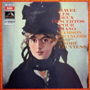 フランソワ&クリュイタンスのラヴェル/ピアノ協奏曲集　仏EMI（VSM)　3225　LP レコード