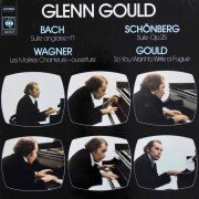グールドのバッハ、グールド、ワーグナー、シェーンベルク作品集　仏CBS　3225　LP レコード