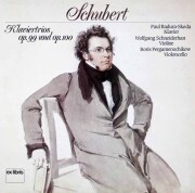 スコダ、シュナイダーハン、ペルガメンシコフのシューベルト/ピアノ三重奏曲第1、2番　スイスexlibris　3708　LP レコード
