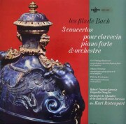 リステンパルト、ラクロアのバッハ家の協奏曲集　仏ERATO　3801　LP レコード