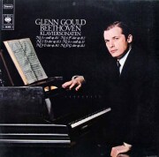 グールドのベートーヴェン/ピアノソナタ第5番~第10番　独CBS　3802　LP レコード