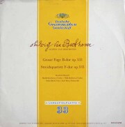 ケッケルト四重奏団のベートーヴェン/大フーガ、弦楽四重奏曲第16番　独DGG　3805　LP レコード