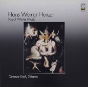 ヘンツェ/王宮の冬の音楽　独WERGO　3270　LP レコード