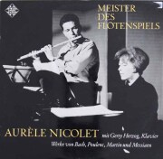 ニコレのフルート作品集　バッハ/フルートソナタ（BWV1032）ほか　独TELEFUNKEN　3812　LP レコード