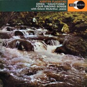 フラグスタートのグリーグ/連作歌曲集「山のおとめ」ほか　英DECCA　3812　LP レコード