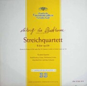 ケッケルト四重奏団のベートーヴェン/弦楽四重奏曲第13番　独DGG　3817　LP レコード