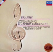 アシュケナージ、ハイティンクのブラームス/ピアノ協奏曲第1番　独DECCA　3818　LP レコード