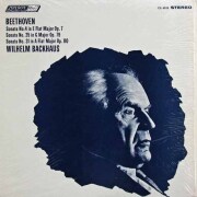 バックハウスのベートーヴェン/ピアノソナタ第4、25、31番　英LONDON　3820　LP レコード