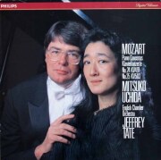 内田&テイトのモーツァルト/ピアノ協奏曲第24&25番　蘭PHILIPS　3319　LP レコード