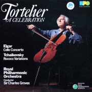 トルトゥリエ、グロ－ヴスのエルガー/チェロ協奏曲ほか　英RPO　3692　LP レコード