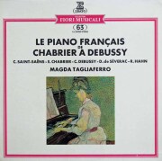 タリアフェロのフランスピアノ曲集　仏ERATO　3824　LP レコード