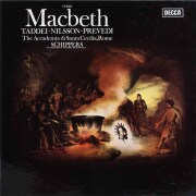 タッディ、二ルソンらのヴェルディ/「マクベス」（全曲）　英DECCA　3824　LP レコード