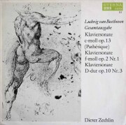 LP レコード ツェヒリンのベートーヴェン/ピアノソナタ「月光」ほか 独