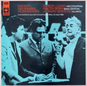 バーンスタインのマーラー/「少年の魔法の角笛」（ピアノ伴奏版）　独CBS　3828　LP レコード