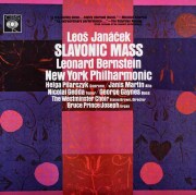 バーンスタインのヤナーチェク/グラゴル・ミサ　英CBS　3828　LP レコード