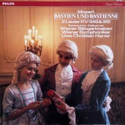 ウィーン少年合唱団のモーツァルト/歌劇「バスティアンとバスティエンヌ」ほか　蘭PHILIPS　3828　LP レコード