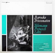 ラウテンバッハー、コンラッドらのバロック・トリオ・ソナタ集　独musicaphon　3798　LP レコード