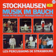ストラスブール・パーカッション・グループのシュトックハウゼン/「十二宮」&「おなかの音楽」　★長岡鉄男の外盤A級セレクション第1巻75掲載盤　独DGG　3337　LP レコード