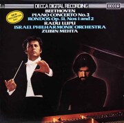 ルプー＆メータのベートーヴェン/ピアノ協奏曲第3番ほか　蘭DECCA　3794　LP レコード