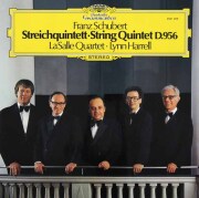 ラサール四重奏団、ハレルのシューベルト/弦楽五重奏曲　独DGG　3793　LP レコード