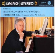 【独最初期盤】　ルービンシュタインのベートーヴェン/ピアノ協奏曲 第3番　独RCA　3793　LP レコード
