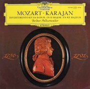 カラヤンのモーツァルト/「ディヴェルティメント第17番　独DGG　3899　LP レコード