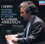アシュケナージのショパン/ピアノ作品集 (5) 　独DECCA　3898　LP レコード