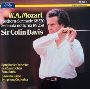 デイヴィスのモーツァルト/ポストホルン・セレナーデほか　スイスNovalis　3898　LP レコード