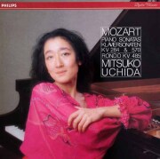 内田のモーツァルト/ピアノソナタ第6、16番ほか　蘭PHILIPS　3415　LP レコード