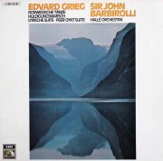 バルビローリのグリーグ/4つのノルウェー舞曲ほか　独EMI　3896　LP レコード