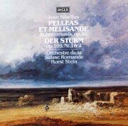 シュタインのシベリウス/「ペレアスとメリザンド」、「テンペスト」　独DECCA　3896　LP レコード