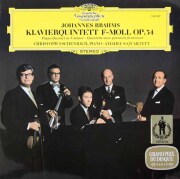エッシェンバッハ、アマデウス四重奏団のブラームス/ピアノ五重奏曲　独DGG　3895　LP レコード