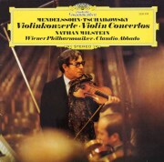 ミルシュタイン、アバドのメンデルスゾーン、チャイコフスキー/ヴァイオリン協奏曲　独DGG　3894　LP レコード