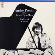 プレヴィンのプーランク、ルーセル/ピアノ楽曲集　英CBS　3894　LP レコード